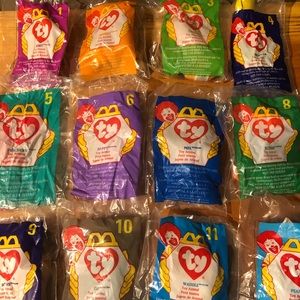 Complete Set of McDonald Beanie Babies